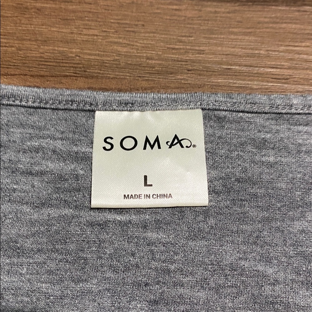 Soma Super Soft 2-Pc Pajama Top & Pants set size L - Picture 5 of 13